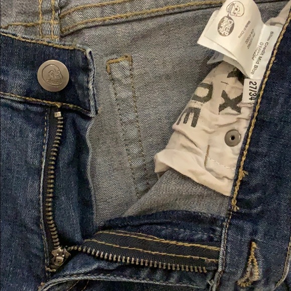 Cheap Monday Slim Credit Mid-Blue Jeans - Picture 4 of 6